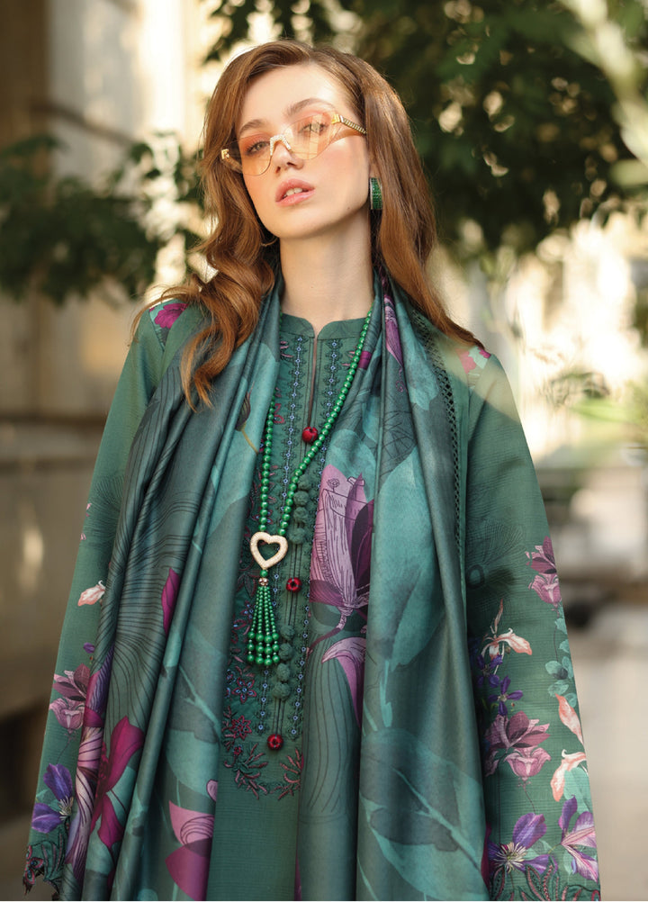 Lifestyle by Rang Rasiya Unstitched Embroidered Linen Suits 3 Piece RR25LW D-05 Lisa - Winter Collection