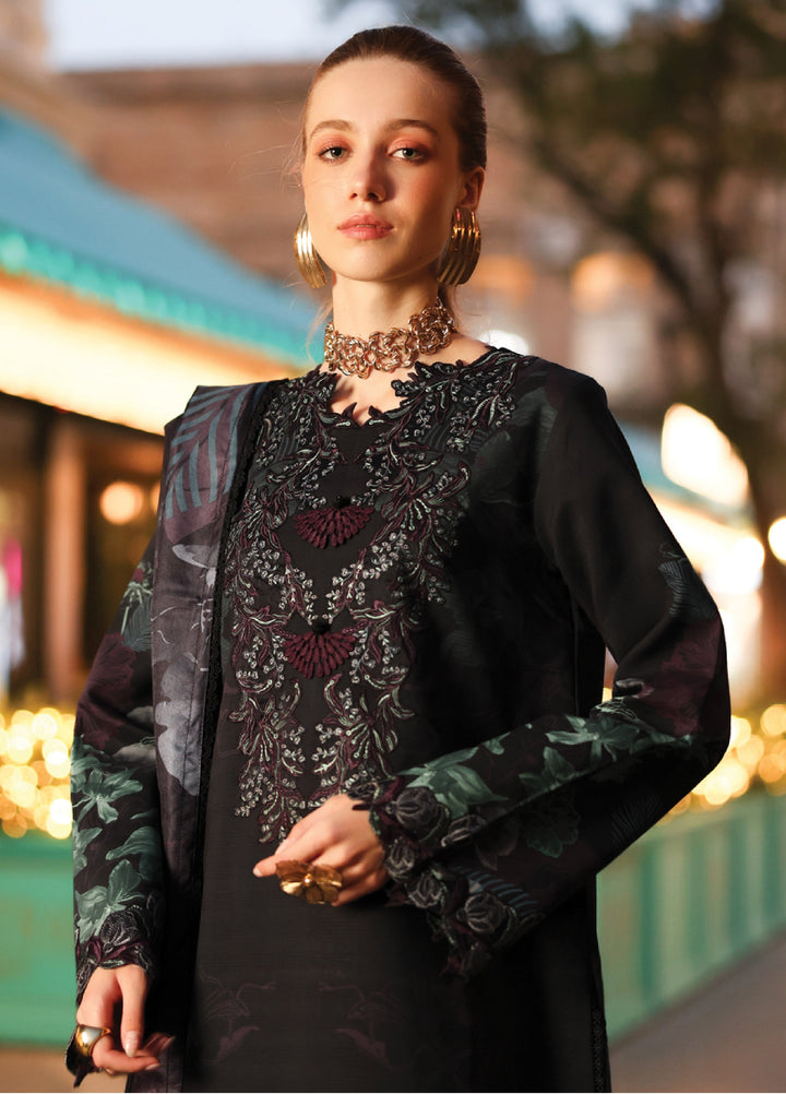 Lifestyle by Rang Rasiya Unstitched Embroidered Linen Suits 3 Piece RR25LW D-07 Evlyn - Winter Collection