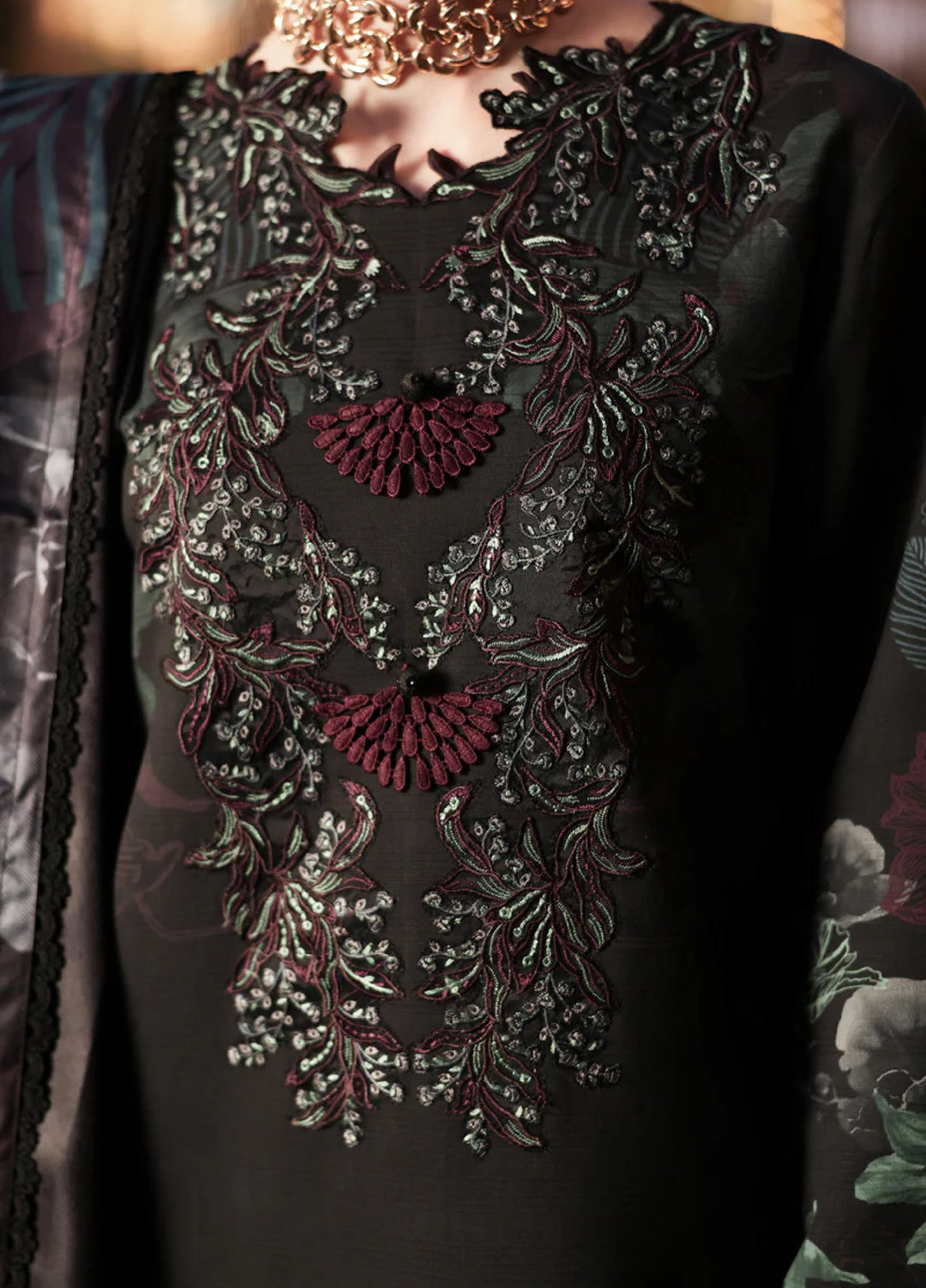 Lifestyle by Rang Rasiya Unstitched Embroidered Linen Suits 3 Piece RR25LW D-07 Evlyn - Winter Collection