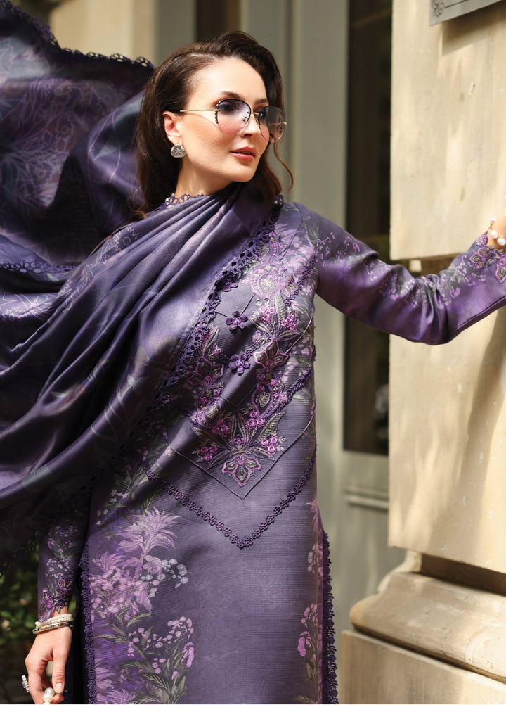 Lifestyle by Rang Rasiya Unstitched Embroidered Linen Suits 3 Piece RR25LW D-10 Ella - Winter Collection