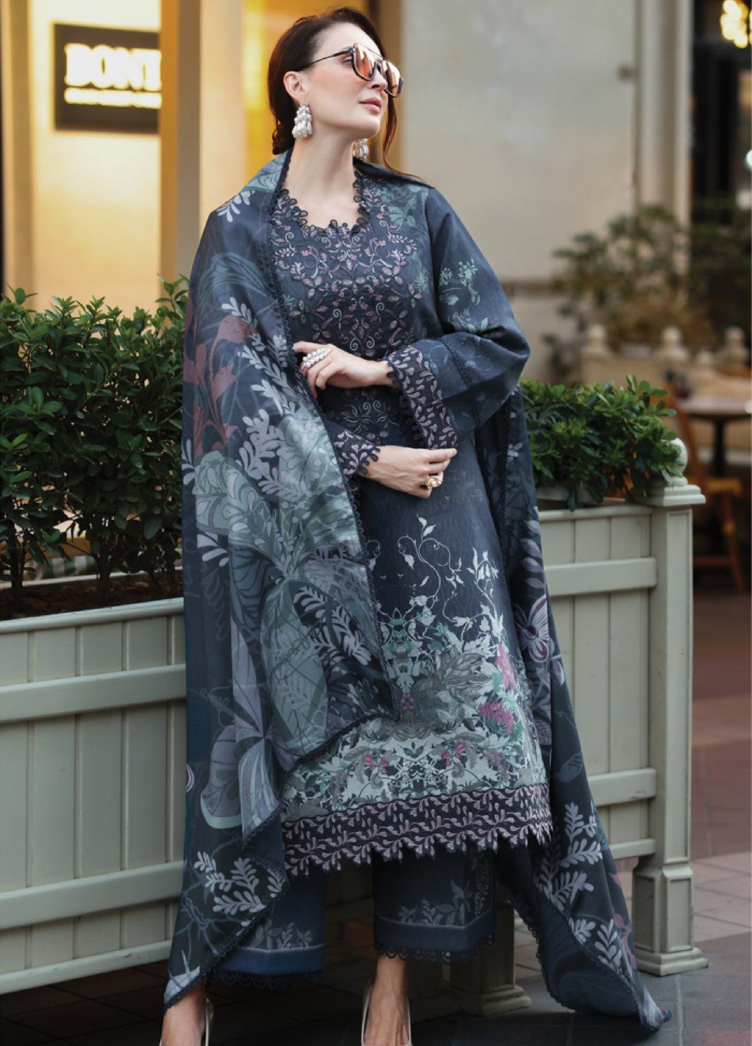 Lifestyle by Rang Rasiya Unstitched Embroidered Khaddar Suits 3 Piece RR25LW D-11 Isla - Winter Collection