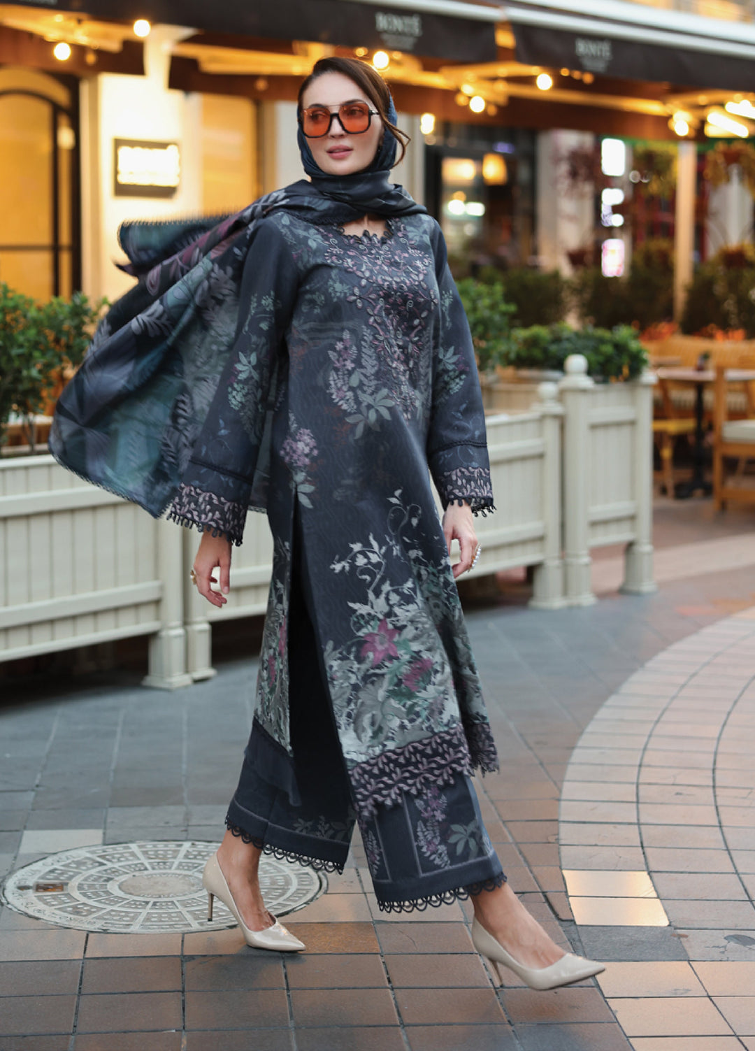 Lifestyle by Rang Rasiya Unstitched Embroidered Khaddar Suits 3 Piece RR25LW D-11 Isla - Winter Collection