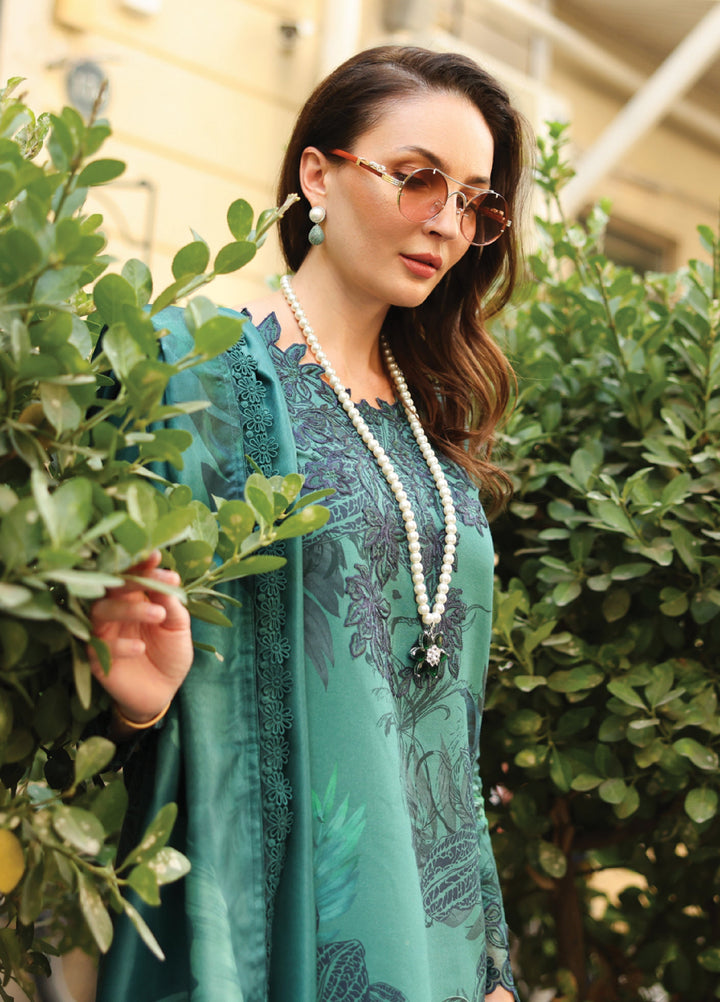 Lifestyle by Rang Rasiya Unstitched Embroidered Khaddar Suits 3 Piece RR25LW D-14 Jade - Winter Collection