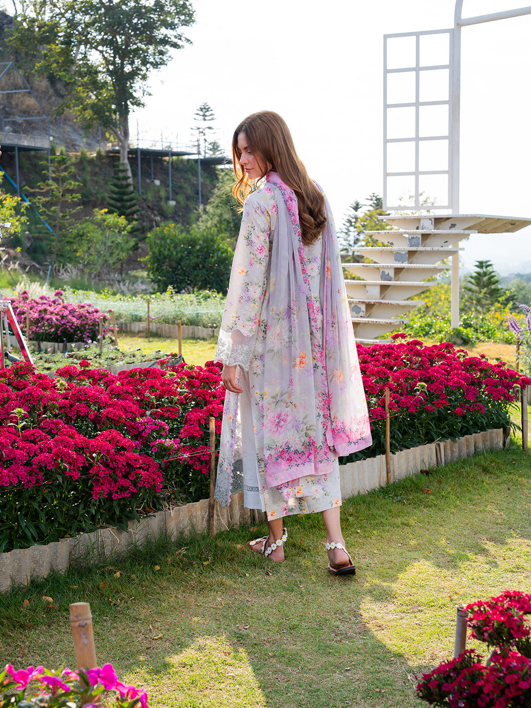 The Scent Of Summers by Yards Unstitched Embroidered Lawn 3 Piece Suit Lilac Mist Casual Collection
