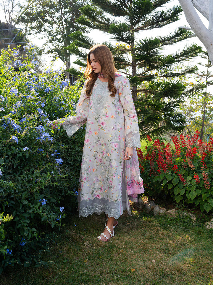 The Scent Of Summers by Yards Unstitched Embroidered Lawn 3 Piece Suit Lilac Mist Casual Collection