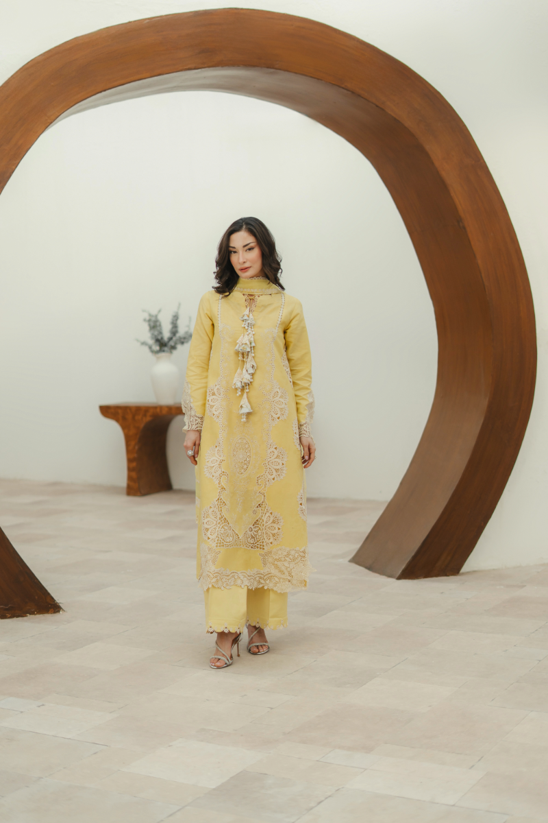 Manara by Maria Embroidered Chiffon 3 Piece Suit LILLY - Festive Collection