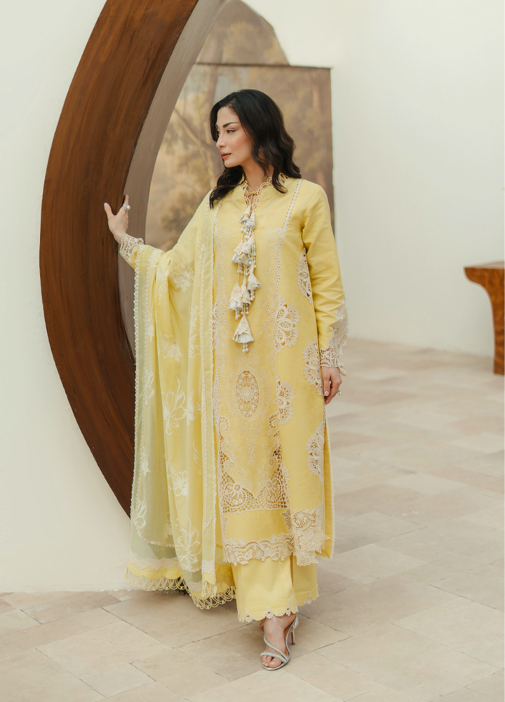 Manara by Maria RTW Embroidered Lawn 3 Piece Suit MN26RF Lily M-03 - Festive Collection