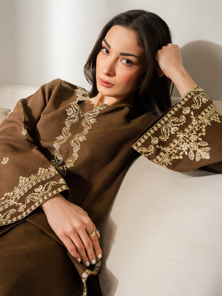 Izel Women Pret Embroidered Karandi 2 Piece Suit Livia - Summer Collection