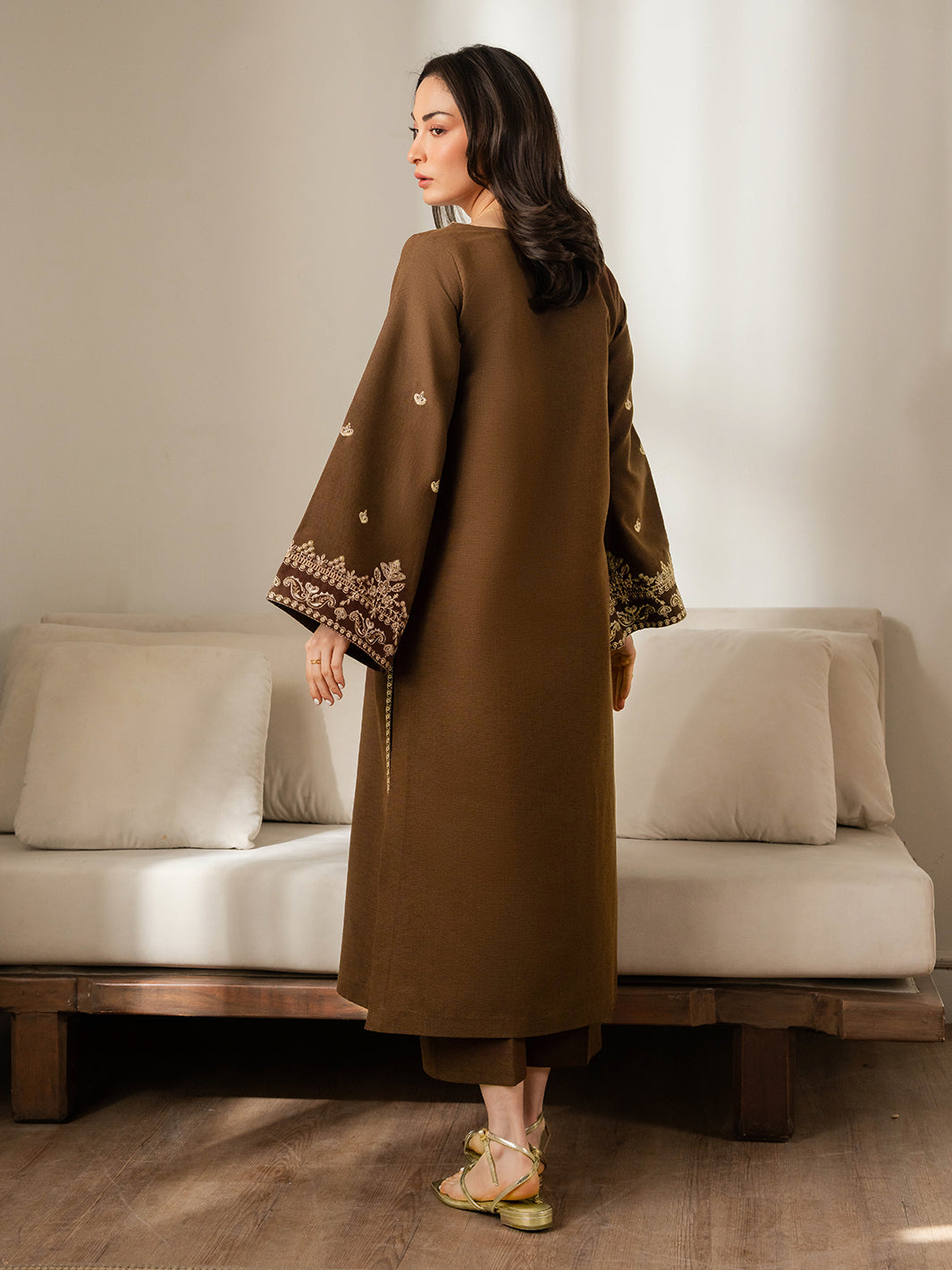 Izel Women Pret Embroidered Karandi 2 Piece Suit Livia - Summer Collection