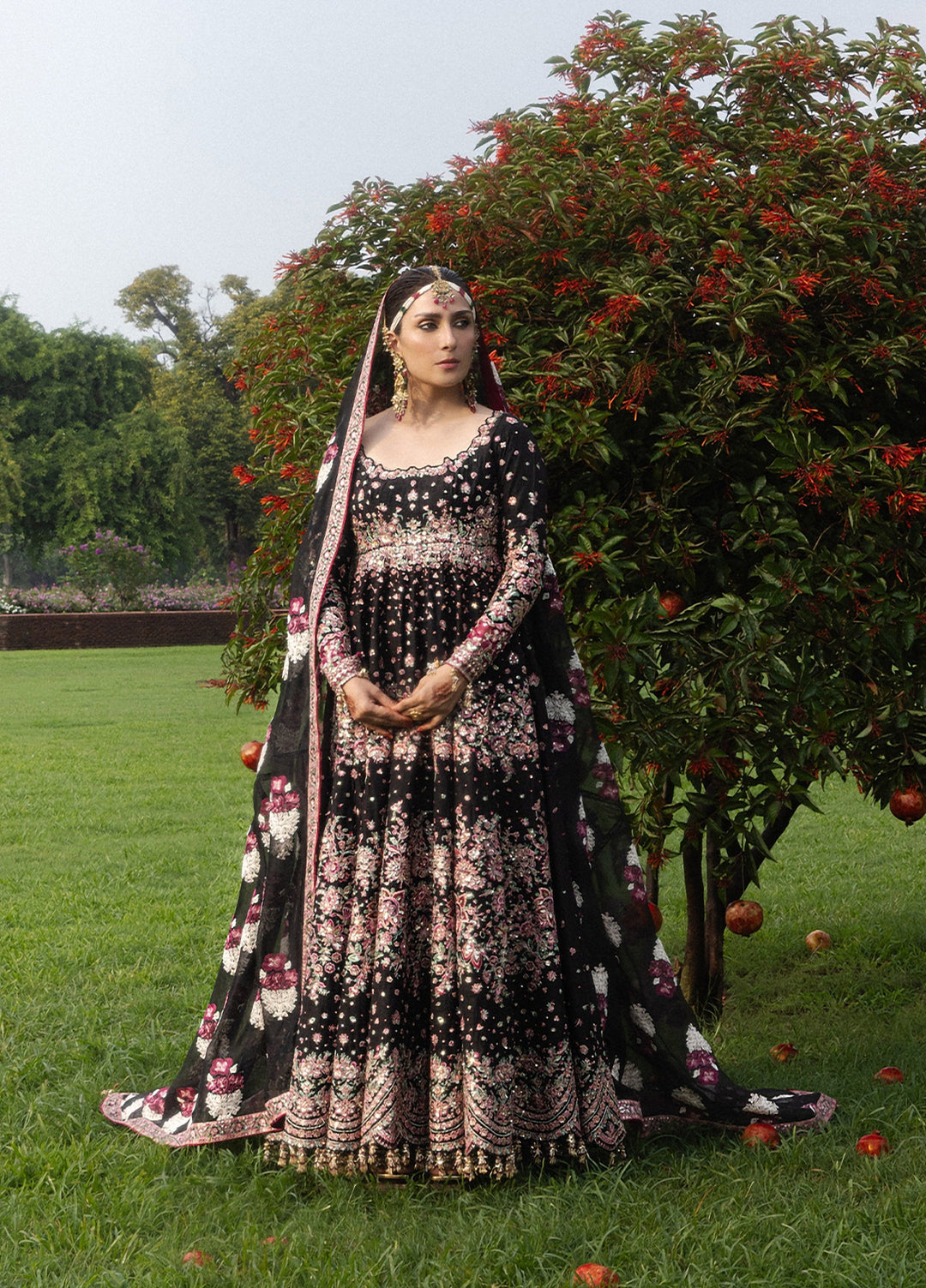The Doll House by Hussain Rehar Unstitched Embroidered Korean Silk 3 Piece Suit HR26UDH Shahnoor D-876 - Wedding Collection