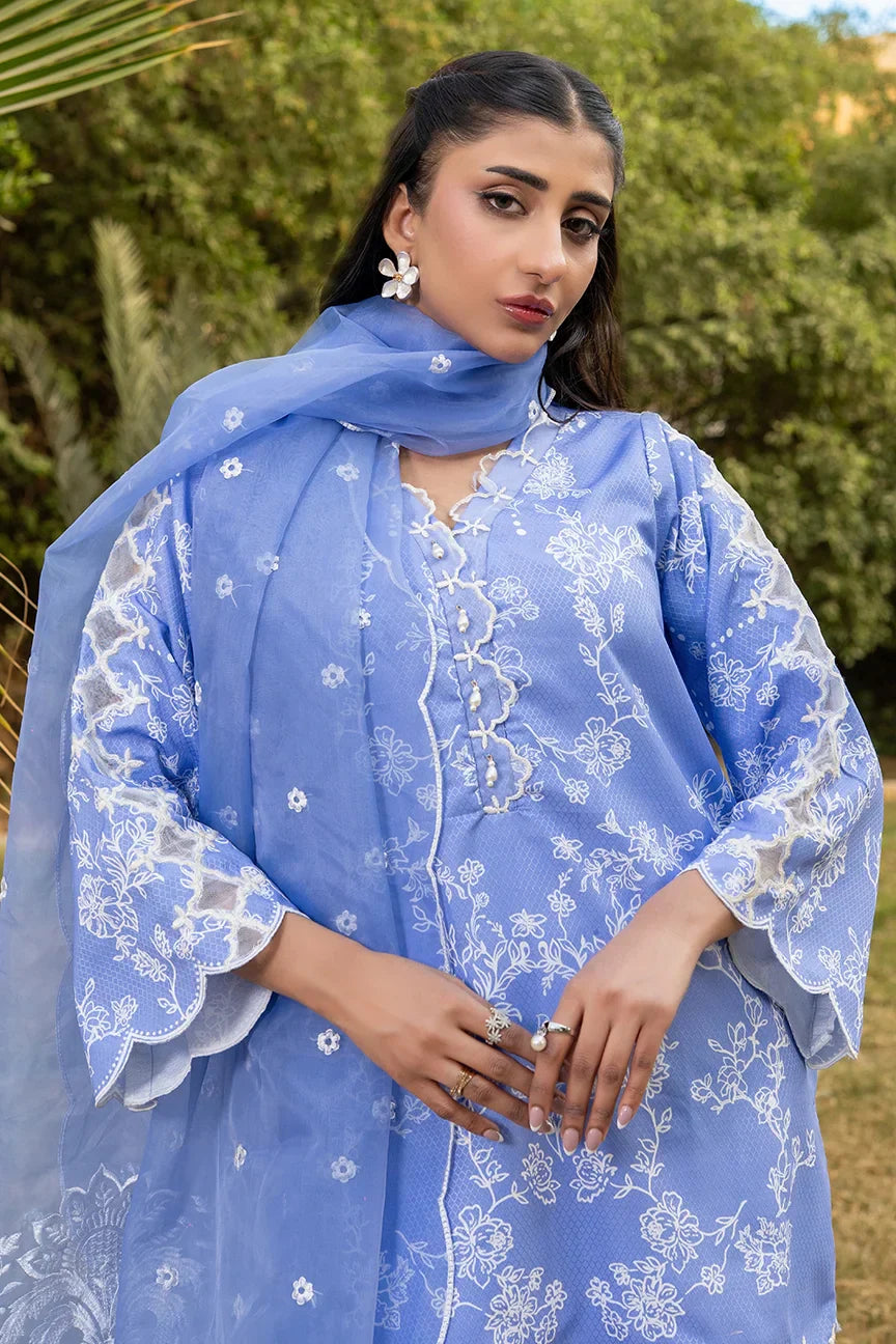 Dhaga Women Pret Embroidered Herringbone 3 Piece Suit Loraine FW25DSE703 - Winter Collection