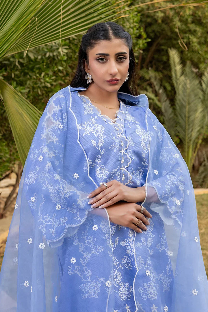 Dhaga Women Pret Embroidered Herringbone 3 Piece Suit Loraine FW25DSE703 - Winter Collection