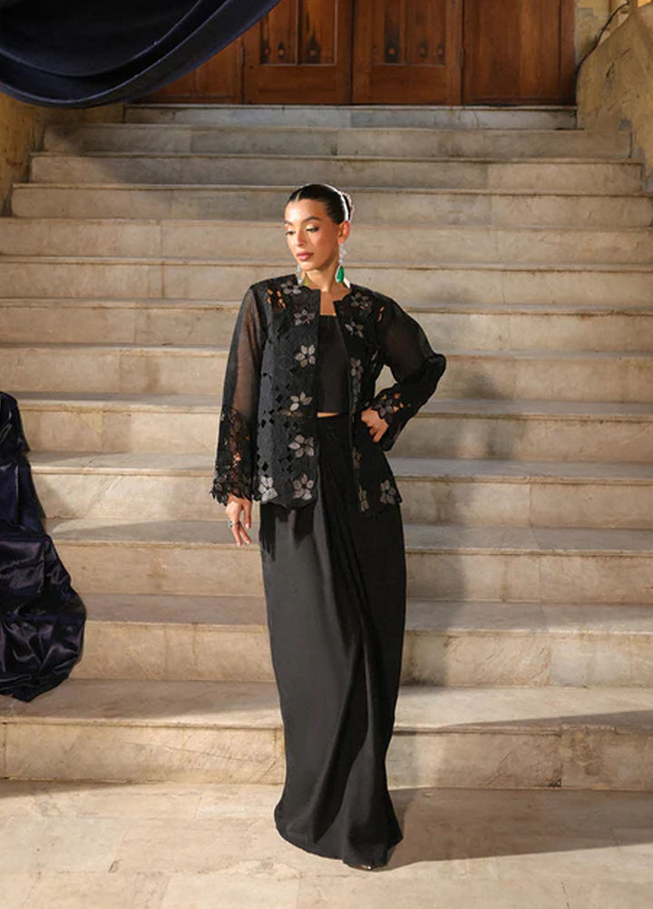 Luxe by Sahar Pret Embroidered Organza 3 Piece Lunar Blossom