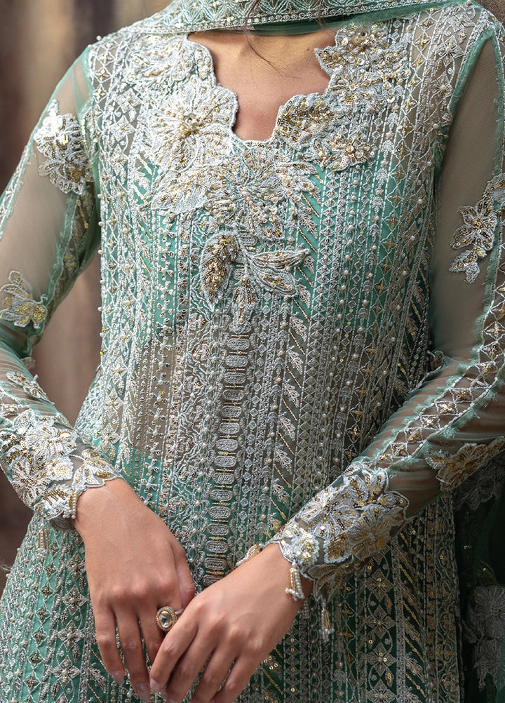 Lavie Haute by Esmel Unstitched Wedding Embroidered Net Suits 3 Piece EML25WU D-105 Marelie - Wedding Collection