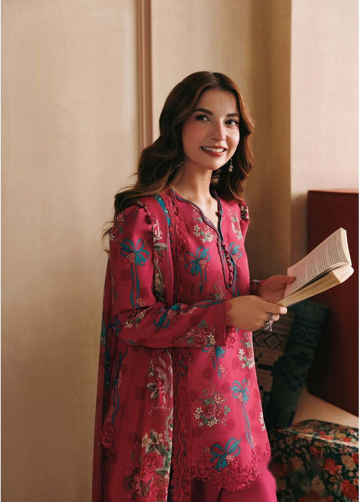 M Basics by Maria B Unstitched Printed Khaddar 3 Piece Suit MB26UMK MB-CUSV15 8B - Winter Collection