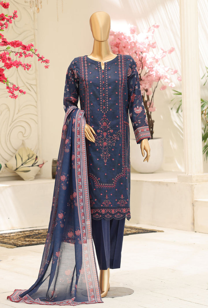Mehak by HZ Textile Unstitched Embroidered Lawn 3 piece Suit MCE-3152 - Festive Collection