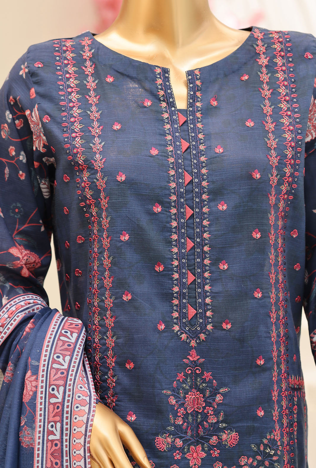 Mehak by HZ Textile Unstitched Embroidered Lawn 3 piece Suit MCE-3152 - Festive Collection