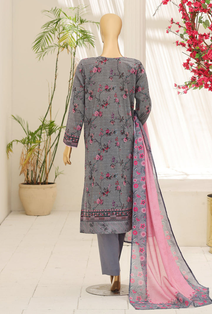 Mehak by HZ Textile Unstitched Embroidered Lawn 3 piece Suit MCE-3163 - Festive Collection