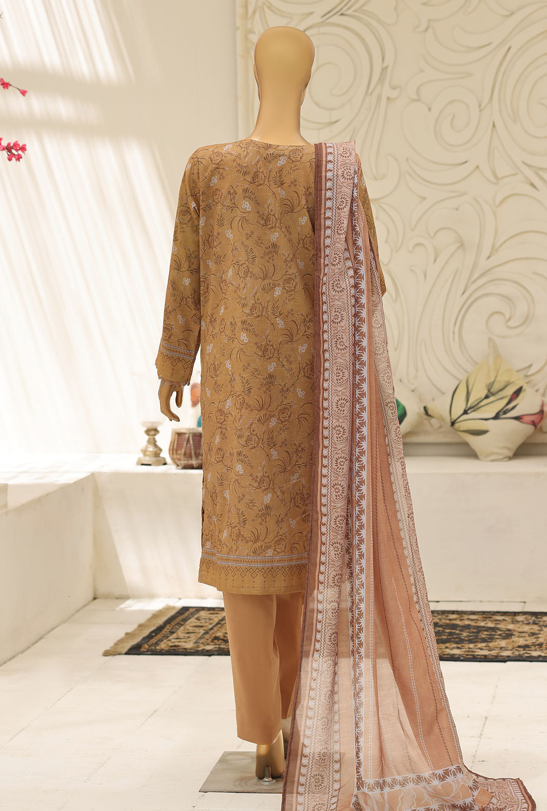 Mehak by HZ Textile Unstitched Embroidered Lawn 3 piece Suit MCE-3165 - Festive Collection