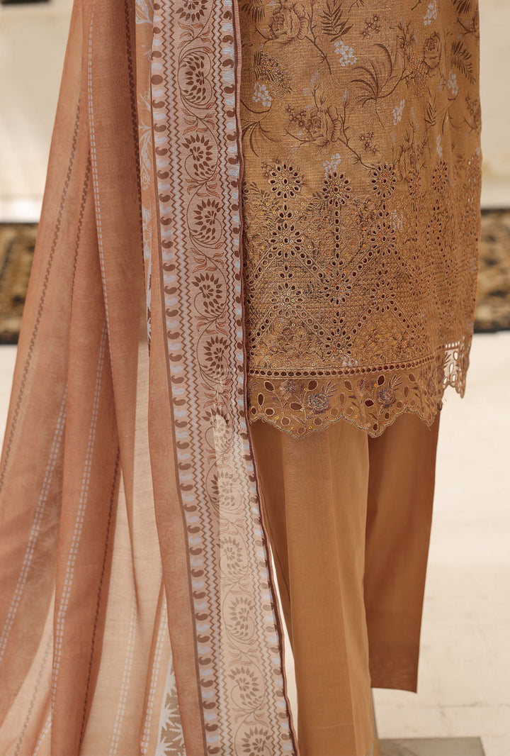 Mehak by HZ Textile Unstitched Embroidered Lawn 3 piece Suit MCE-3165 - Festive Collection