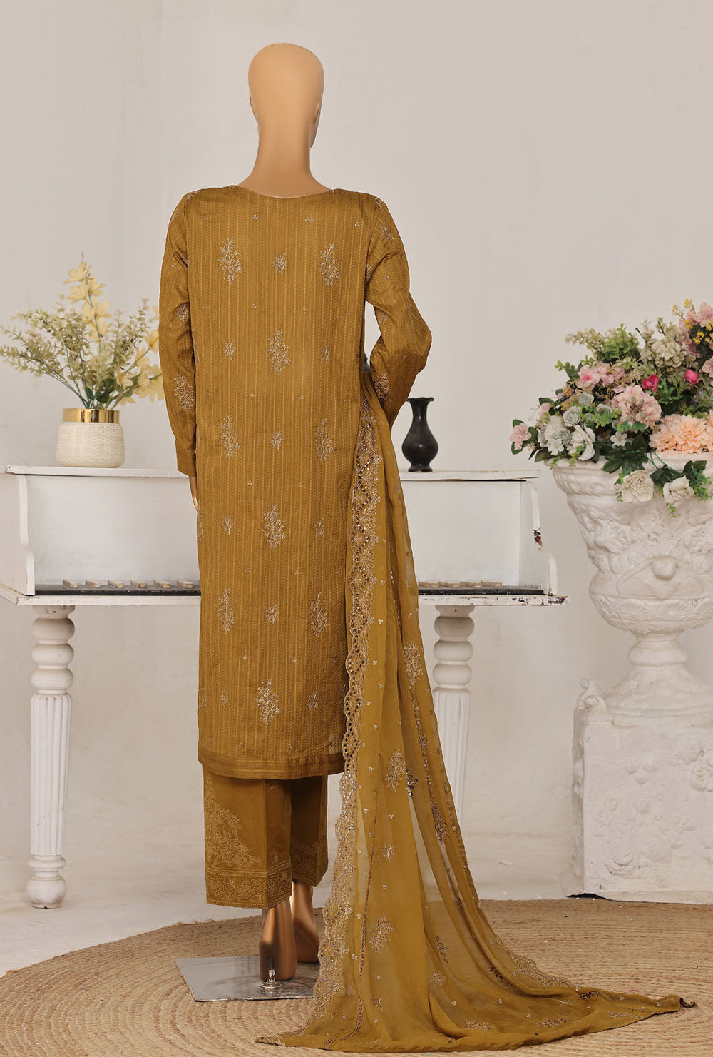 Mayaar by HZ Textile Unstitched Embroidered Lawn 3 piece Suit MEC-7036 - Casual Collection