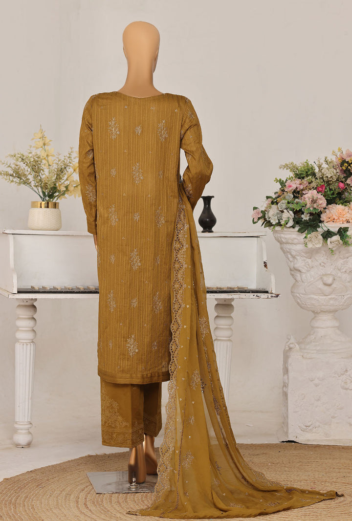 Mayaar by HZ Textile Unstitched Embroidered Lawn 3 piece Suit MEC-7036 - Casual Collection