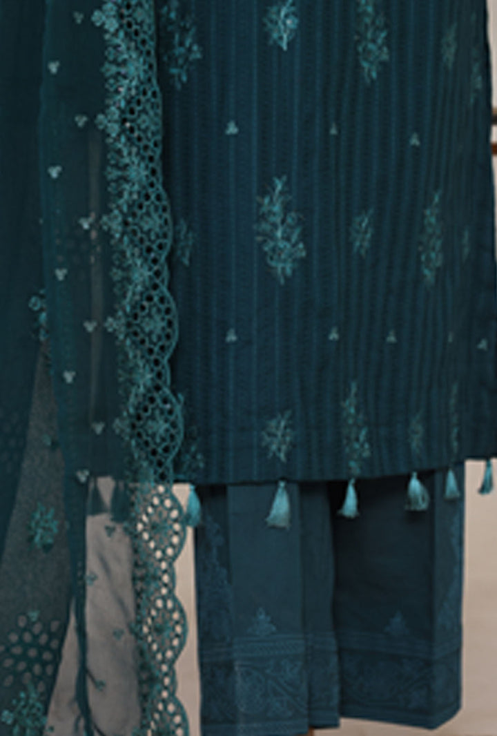 Mayaar by HZ Textile Unstitched Embroidered Lawn 3 piece Suit MEC-7037 - Casual Collection