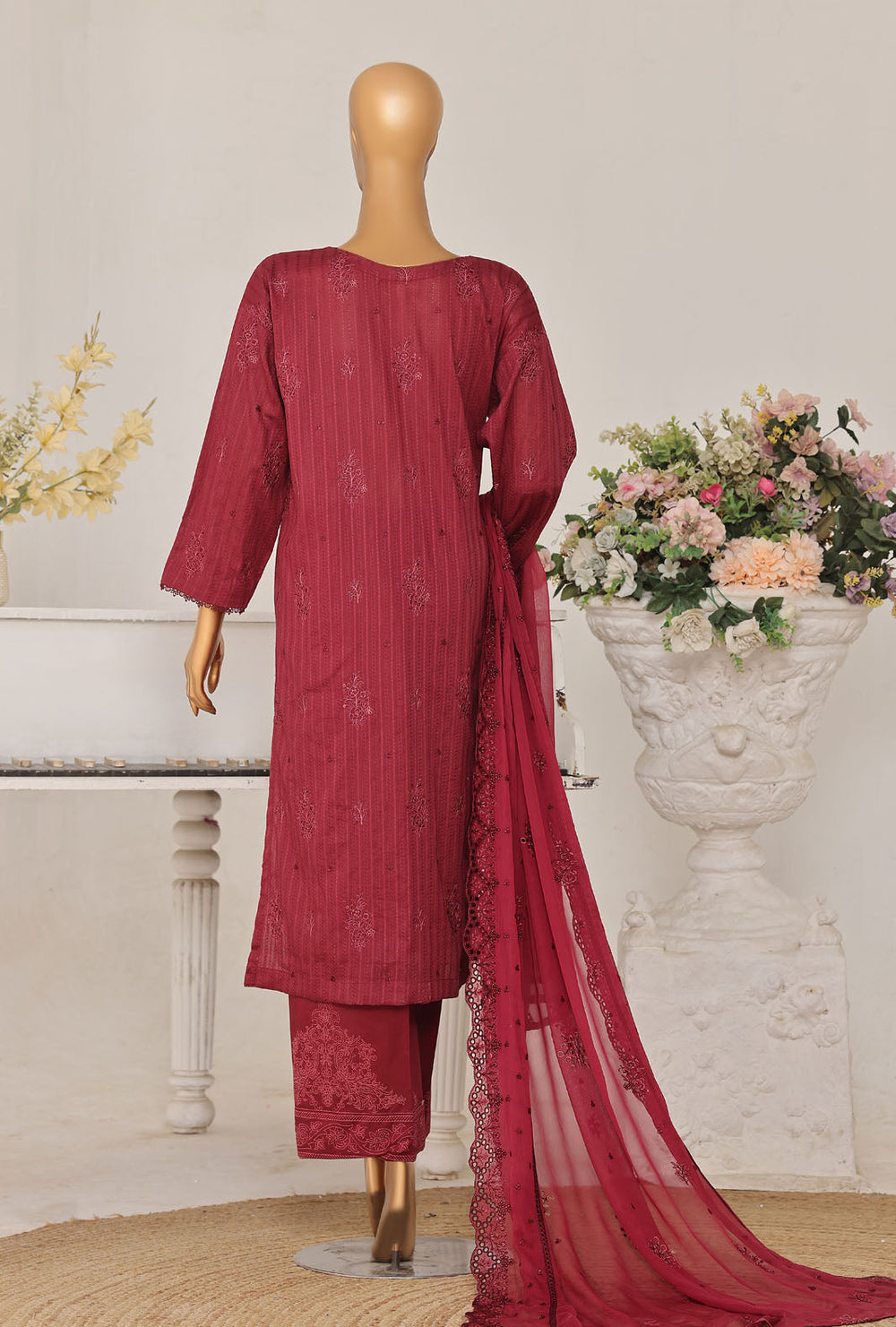 Mayaar by HZ Textile Unstitched Embroidered Lawn 3 piece Suit MEC-7040 - Casual Collection