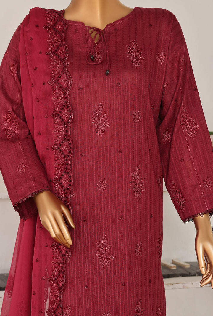 Mayaar by HZ Textile Unstitched Embroidered Lawn 3 piece Suit MEC-7040 - Casual Collection