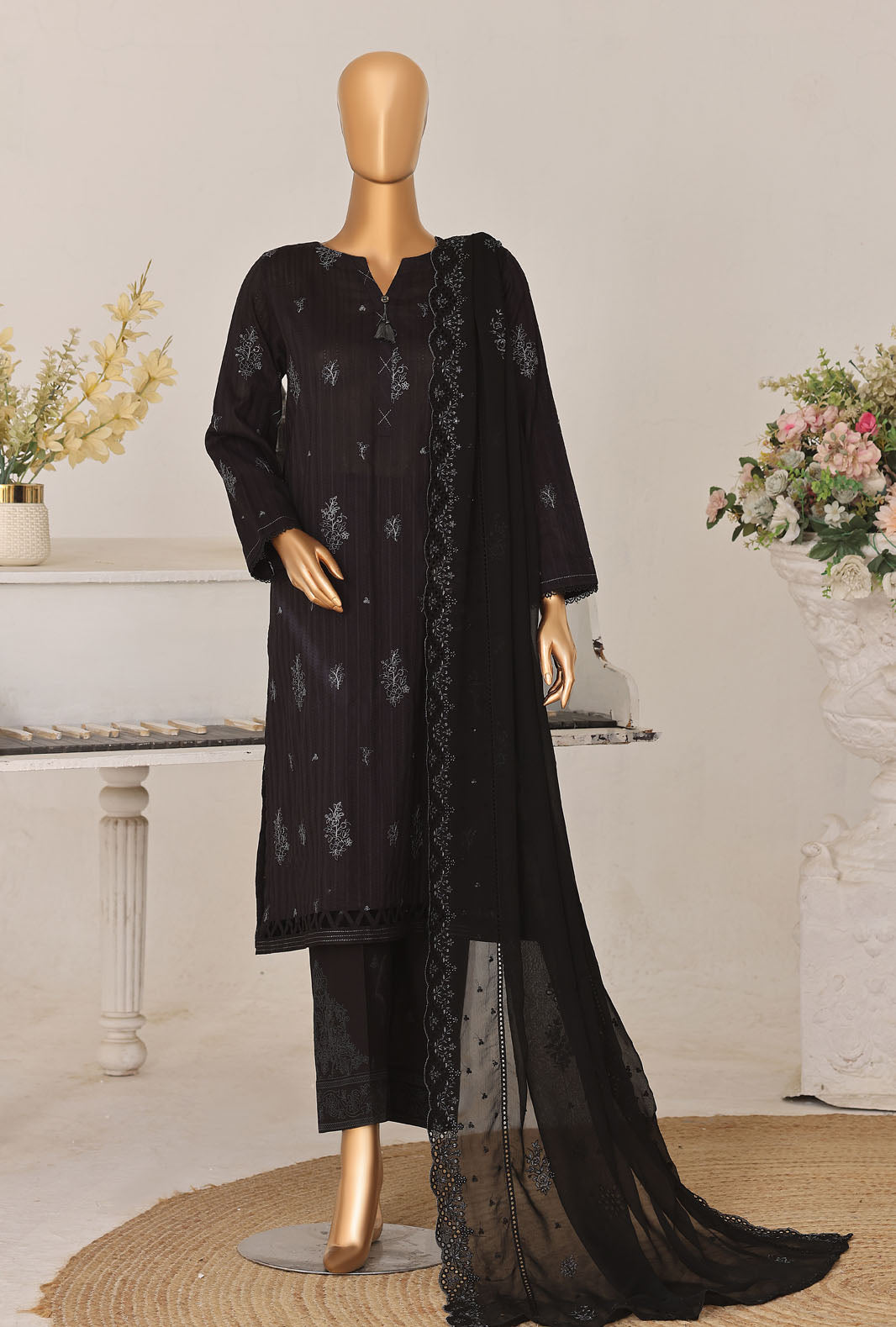 Mayaar by HZ Textile Unstitched Embroidered Lawn 3 piece Suit MEC-7041 - Casual Collection