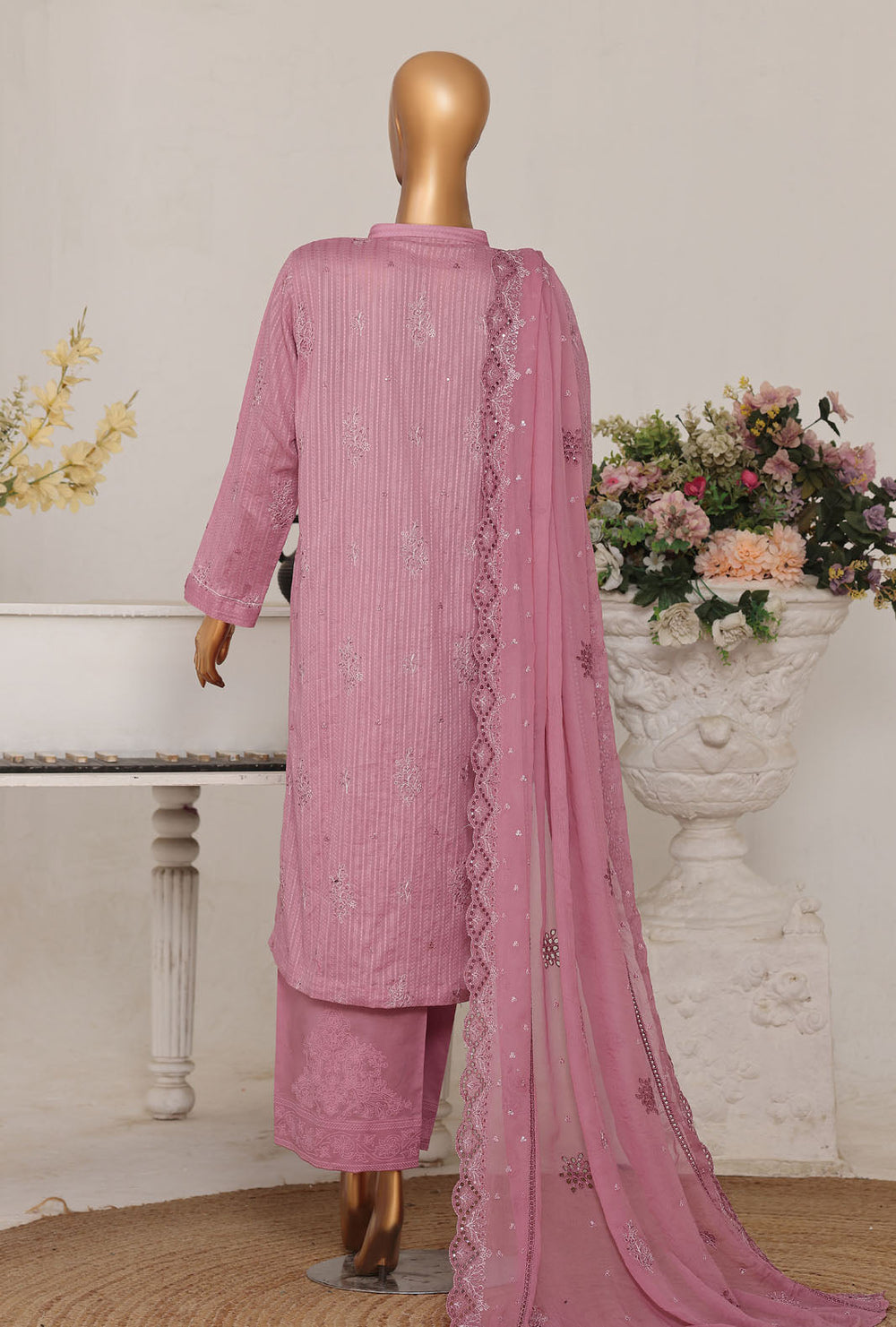 Mayaar by HZ Textile Unstitched Embroidered Lawn 3 piece Suit MEC-7042 - Casual Collection