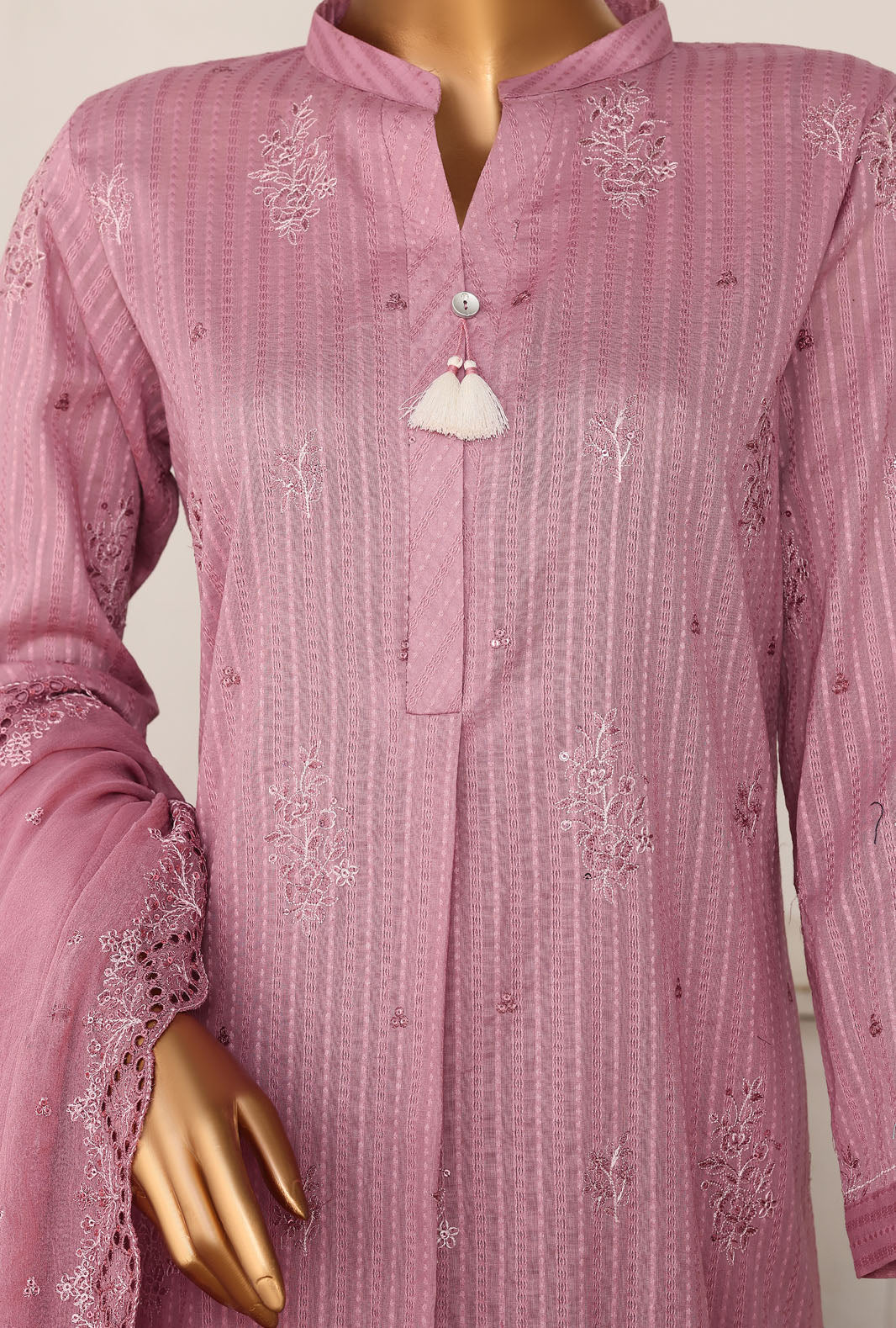 Mayaar by HZ Textile Unstitched Embroidered Lawn 3 piece Suit MEC-7042 - Casual Collection