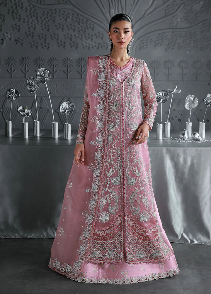 Elirah by Qalamkar Embroidered Organza Suits Unstitched 3 Piece QLM25EF MF-07 Rosalyn - Formals Collection