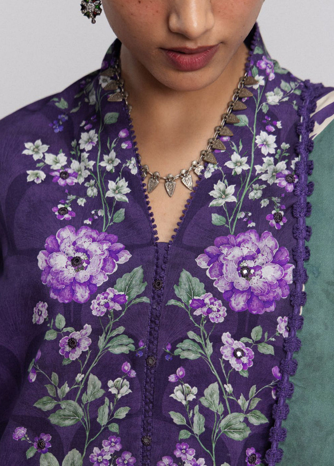 Coco by Zara Shahjahan Unstitched Printed Linen 3 Piece Suit CZ26UPL Mira 1A - Casual Collection