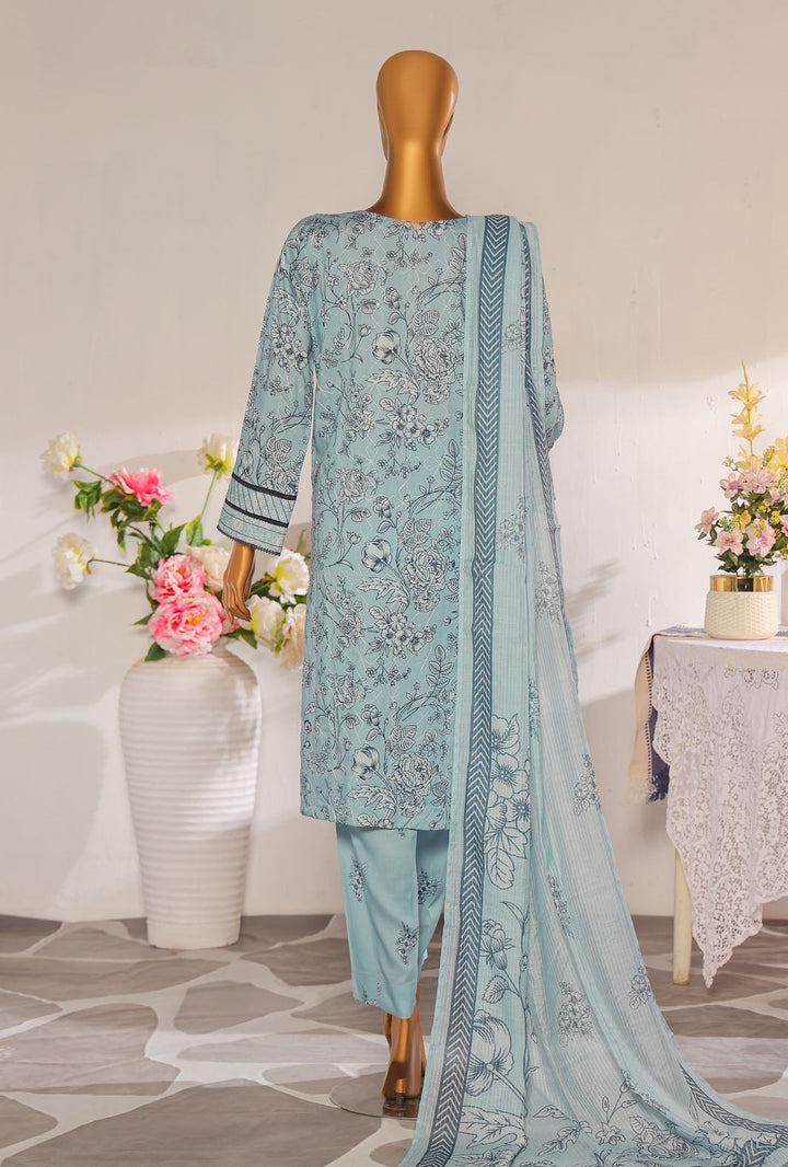 Mother by HZ Textiles Embroidered Linen Suit Unstitched 3 Piece MLE-1386 - Winter Collection