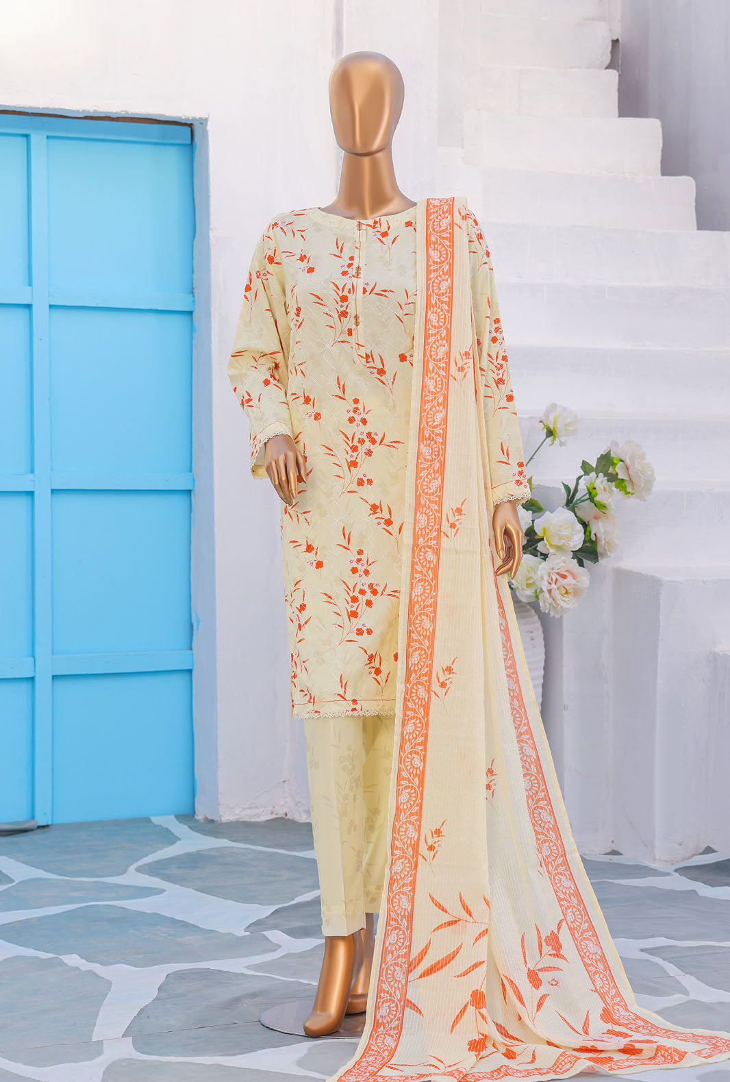 Mother by HZ Textiles Embroidered Linen Suit Unstitched 3 Piece MLE-1387 - Winter Collection