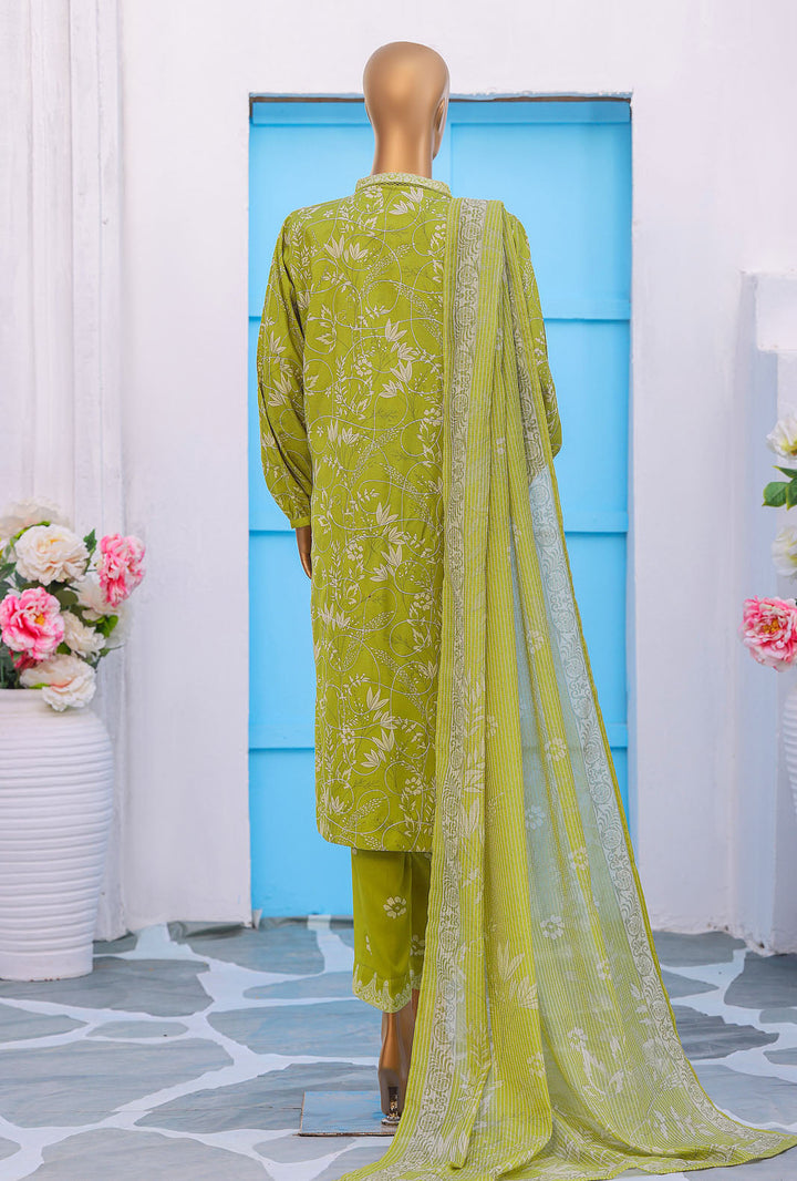 Mother by HZ Textiles Embroidered Linen Suit Unstitched 3 Piece MLE-1390 - Winter Collection