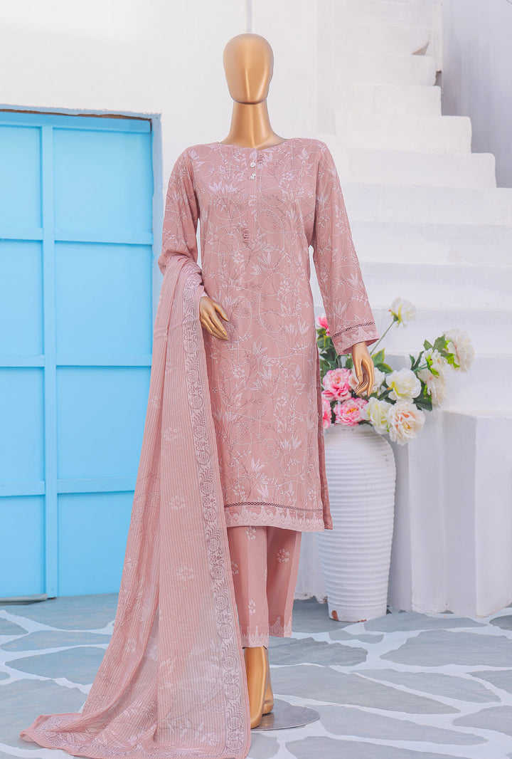 Mother by HZ Textiles Embroidered Linen Suit Unstitched 3 Piece MLE-1391 - Winter Collection