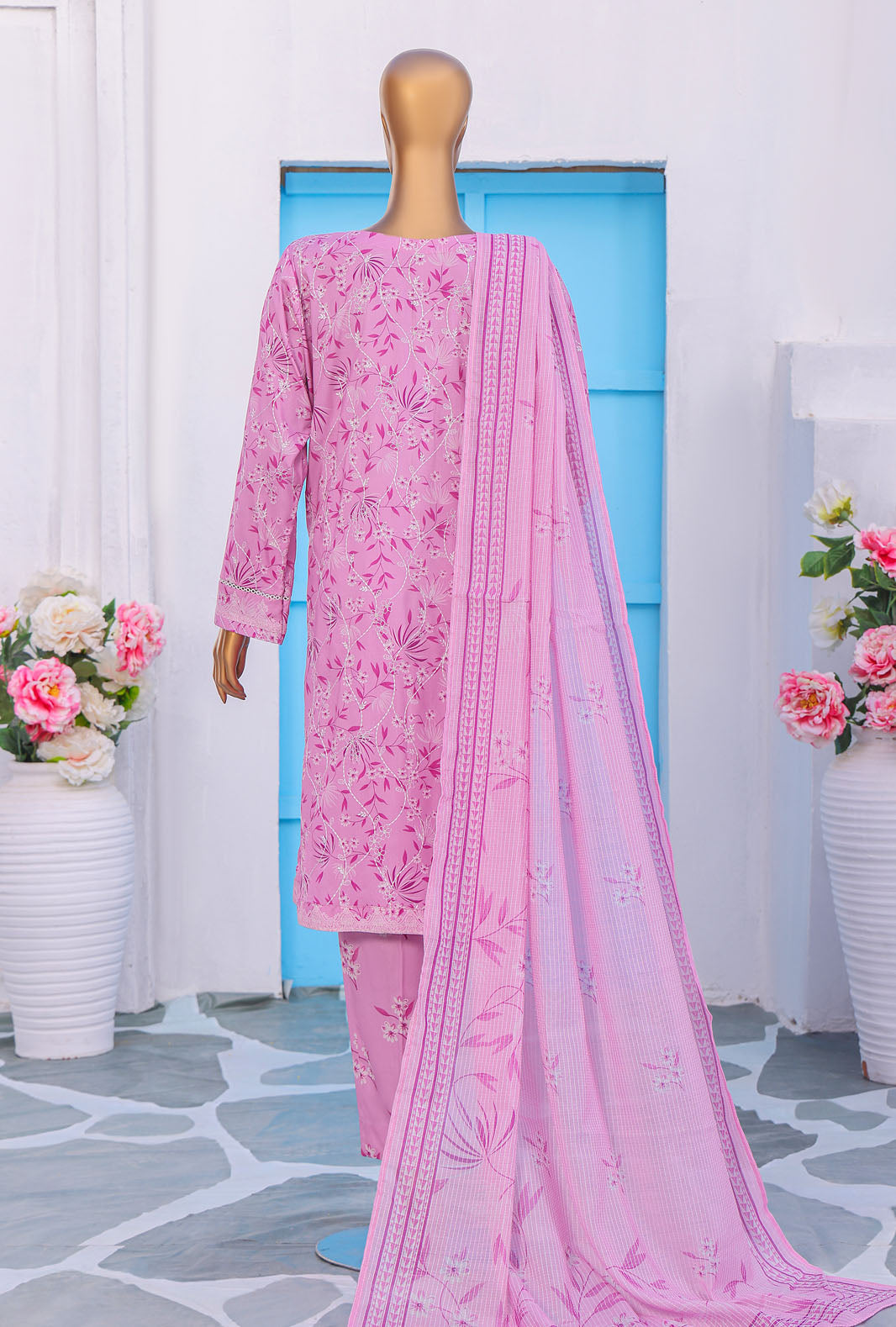 Mother by HZ Textiles Embroidered Linen Suit Unstitched 3 Piece MLE-1392 - Winter Collection