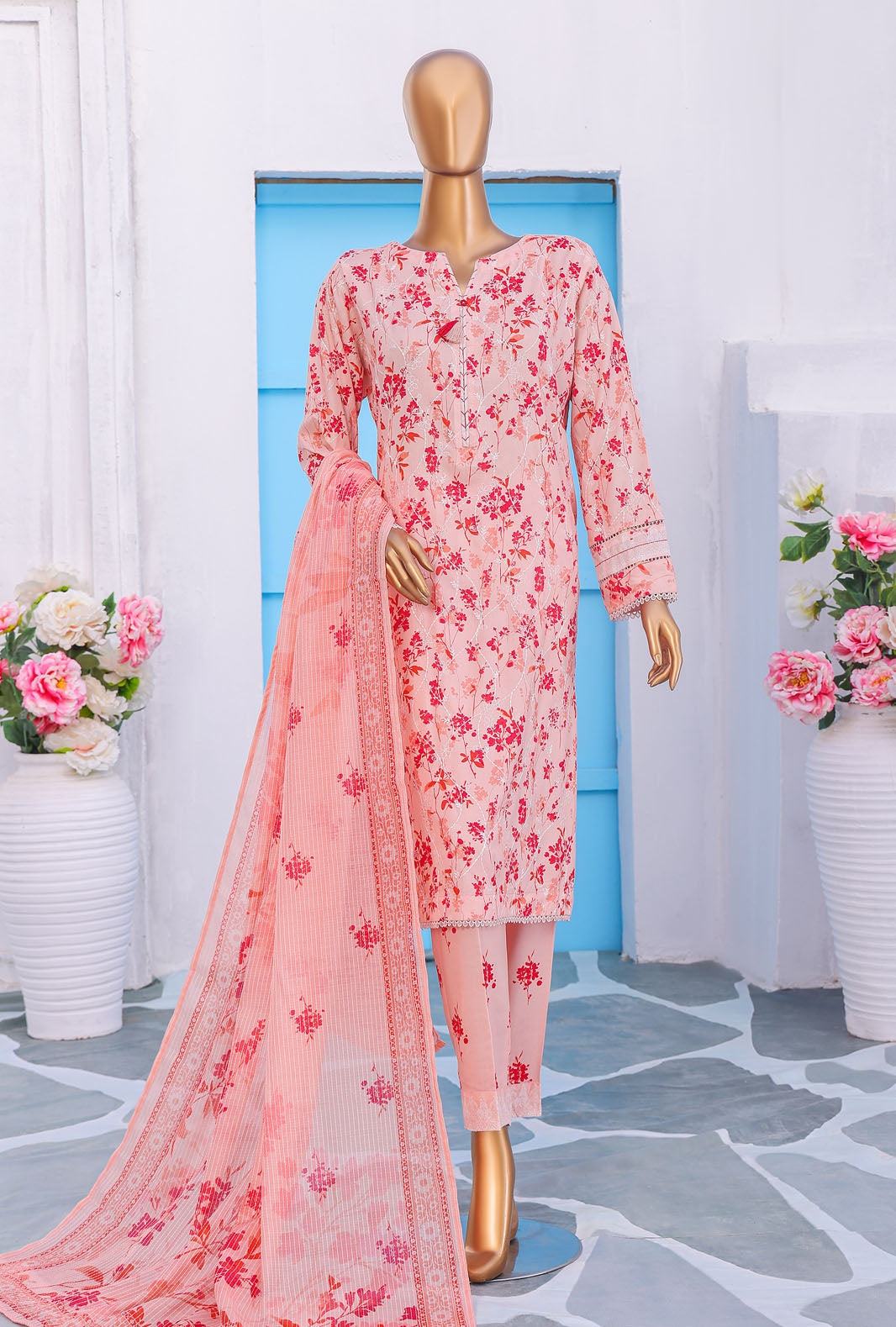 Mother by HZ Textiles Embroidered Linen Suit Unstitched 3 Piece MLE-1394 - Winter Collection