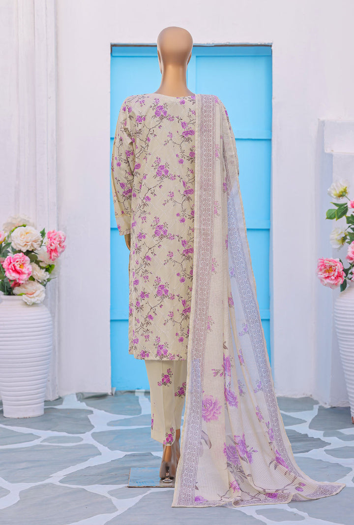 Mother by HZ Textiles Embroidered Linen Suit Unstitched 3 Piece MLE-1395 - Winter Collection