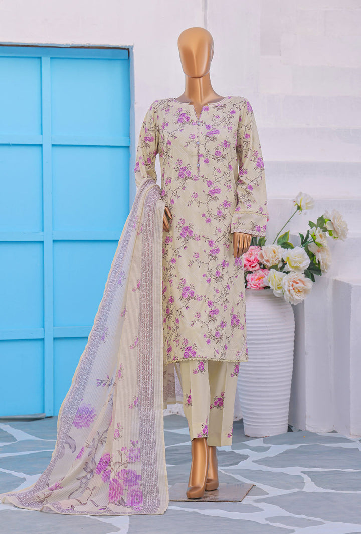 Mother by HZ Textiles Embroidered Linen Suit Unstitched 3 Piece MLE-1395 - Winter Collection