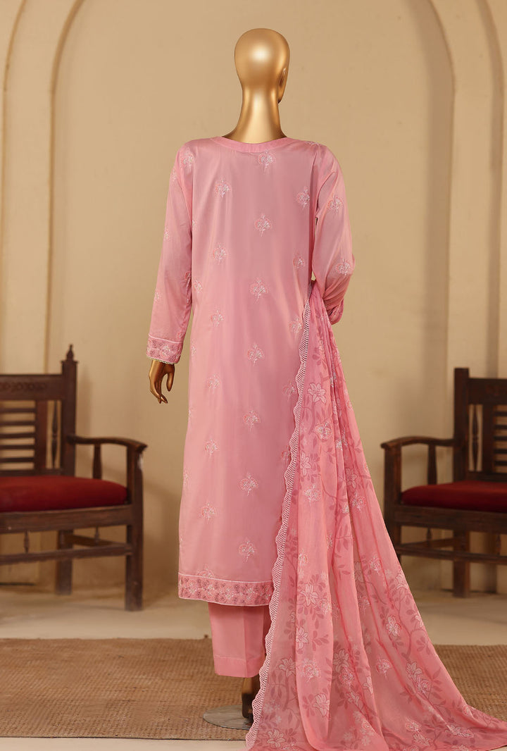Meeras by HZ Textile Unstitched Embroidered Lawn 3 piece Suit MPE-1087 - Casual Collection