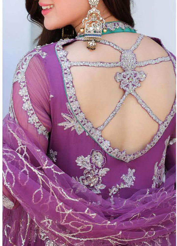 Bachelorette by Mushq Unstitched Embroidered Chiffon 3 Piece Suit MU26UBF Dream Girl MUNCH260104 - Festive Collection