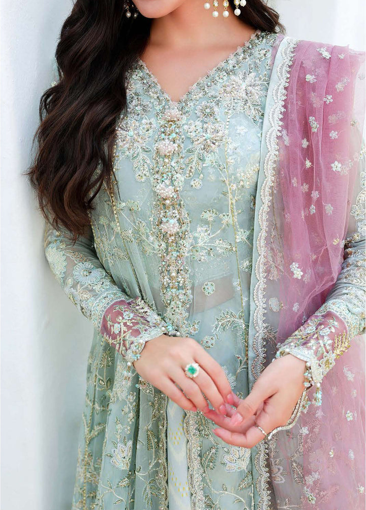 Bachelorette by Mushq Unstitched Embroidered Chiffon 3 Piece Suit MU26UBF Flirty Muse MUNCH260105 - Festive Collection