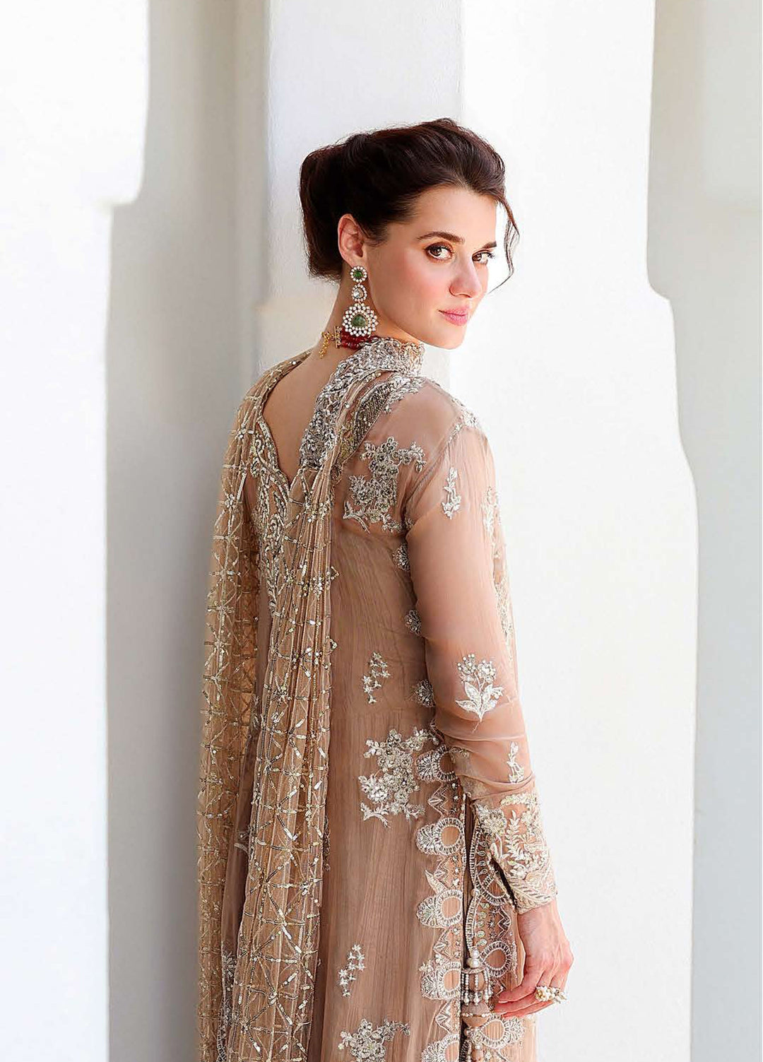 Bachelorette by Mushq Unstitched Embroidered Chiffon 3 Piece Suit MU26UBF Pretty Rebel MUNCH260106 - Festive Collection