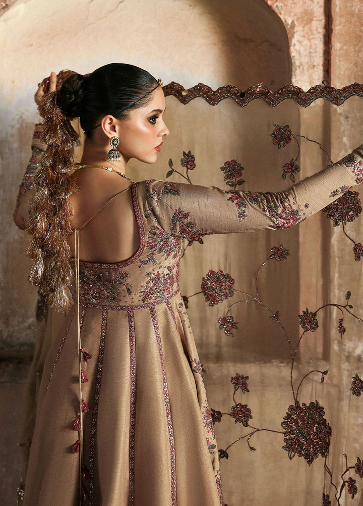 Massarat by Hussain Rehar Embroidered Raw Silk Suits Unstitched 3 Piece HRR25MU Mahvash - Festive Collection