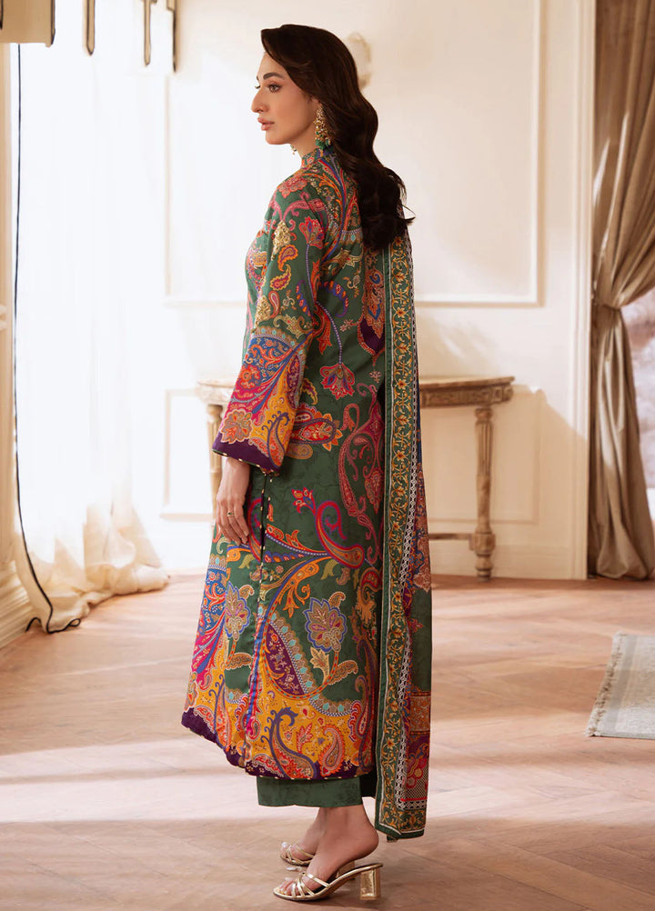 Veloure by Gulaal Embroidered Silk Suits Unstitched 3 Piece GL25VU GS - 06 Majestic Mosaic - Festive Collection