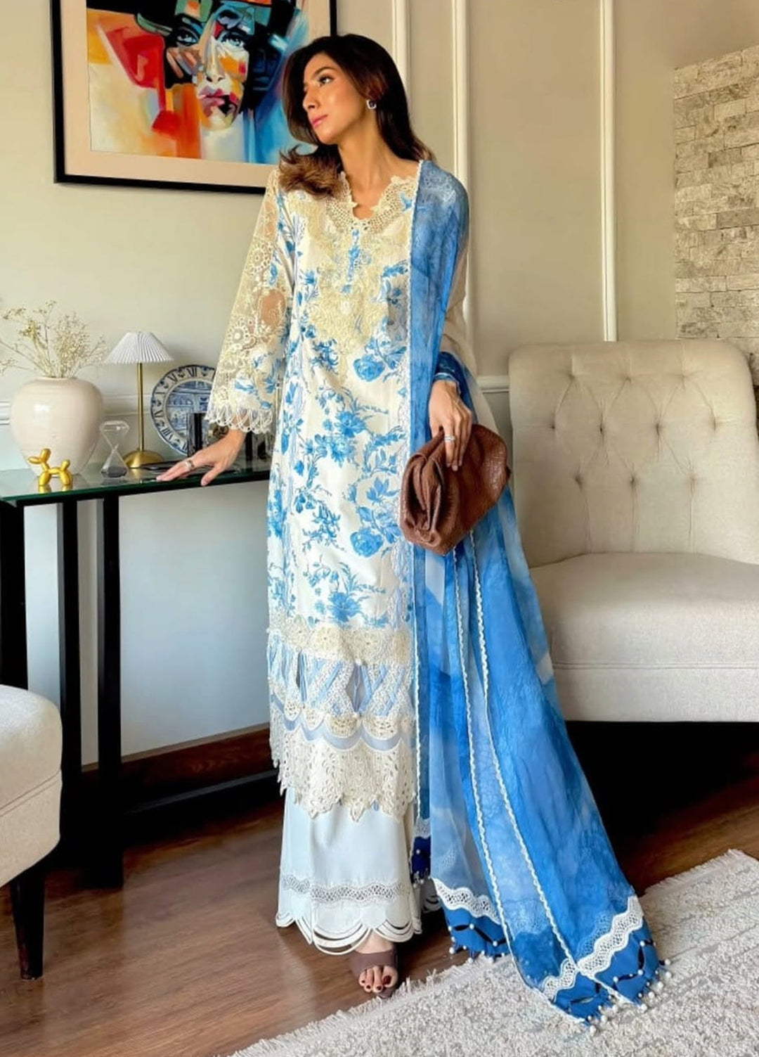 Summer Dream by Manara Unstitched Embroidered Lawn 3 Piece Suit MN26USDL Amalfi-08 - Casual Collection