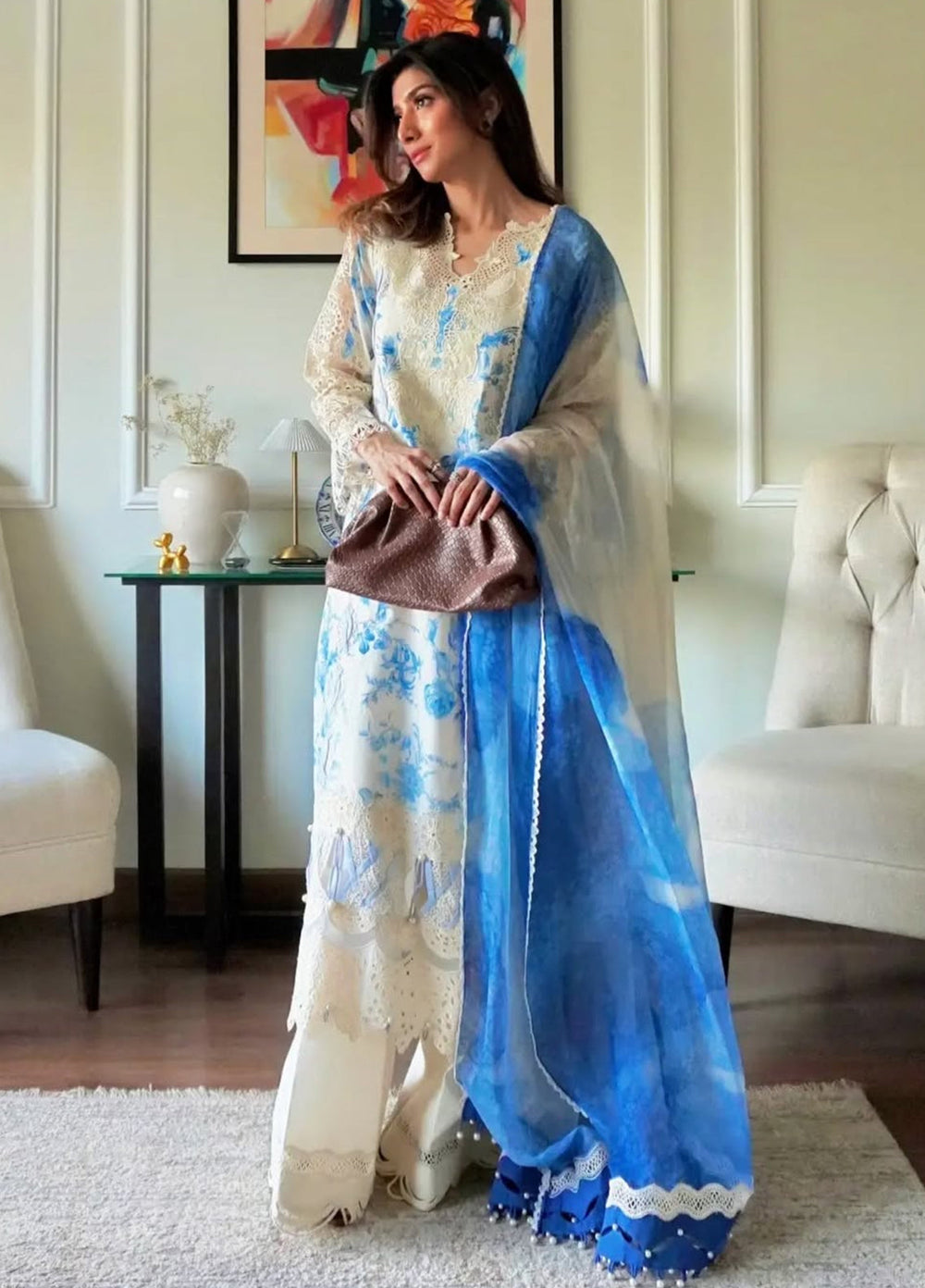 Summer Dream by Manara Unstitched Embroidered Lawn 3 Piece Suit MN26USDL Amalfi-08 - Casual Collection
